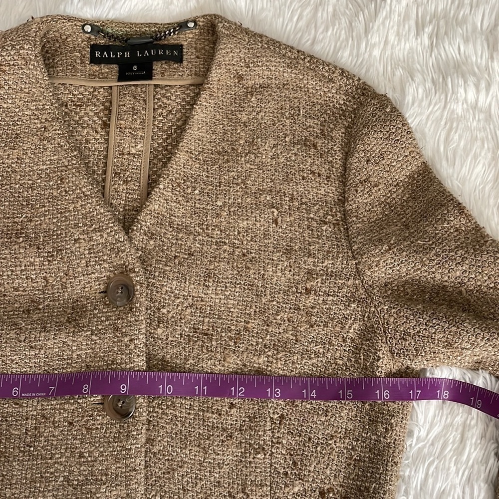 Ralph Lauren Black Label Vintage Silk Blazer size 6 - Picture 7 of 15